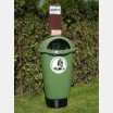 Plastic litter bin for dog excreta 50l