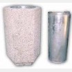 Concrete litter bin 60l