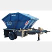 A two-axle skip-carrier lorry for one skip